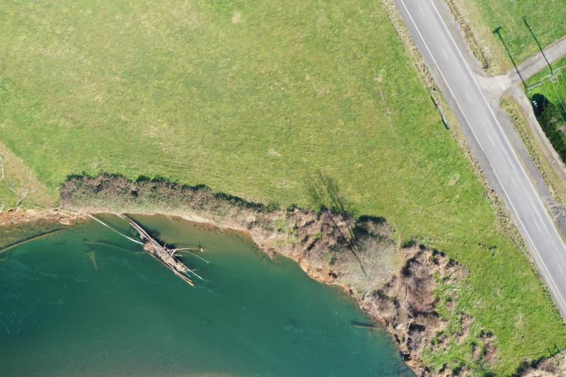 Click on right facing triangle above to advance through 2/27/2020 WDFW Lower Satsop drone flight picture library.