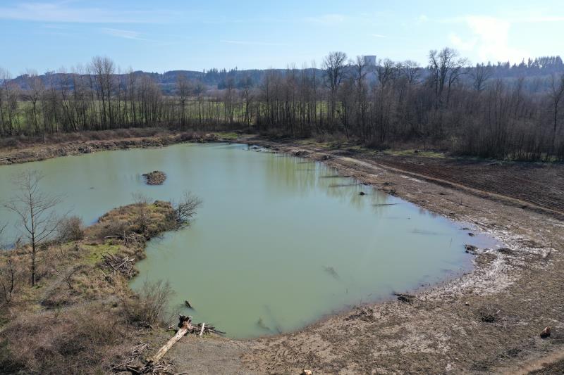 Click on right facing triangle above to advance through 2/27/2020 WDFW Lower Satsop drone flight picture library.