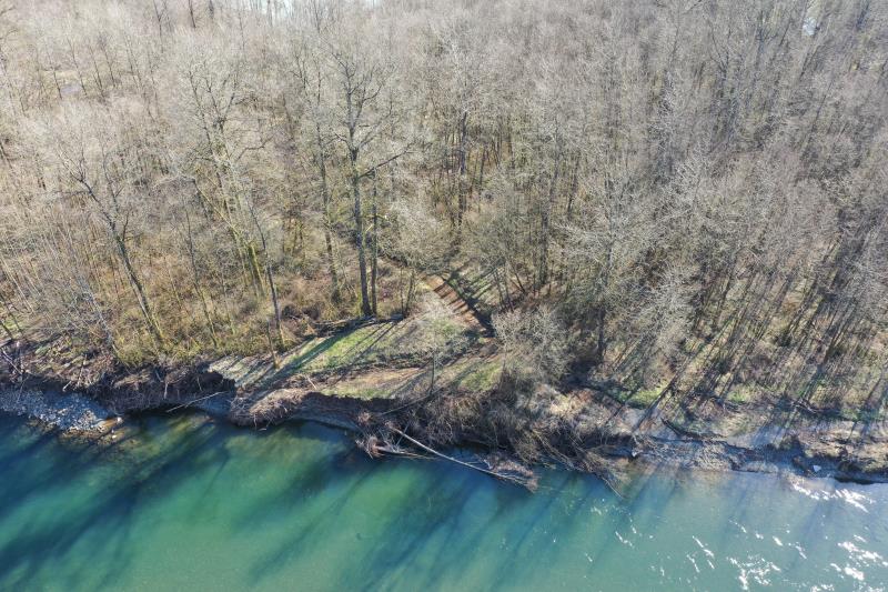 Click on right facing triangle above to advance through 2/27/2020 WDFW Lower Satsop drone flight picture library.