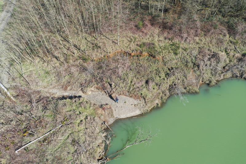 Click on right facing triangle above to advance through 2/27/2020 WDFW Lower Satsop drone flight picture library.