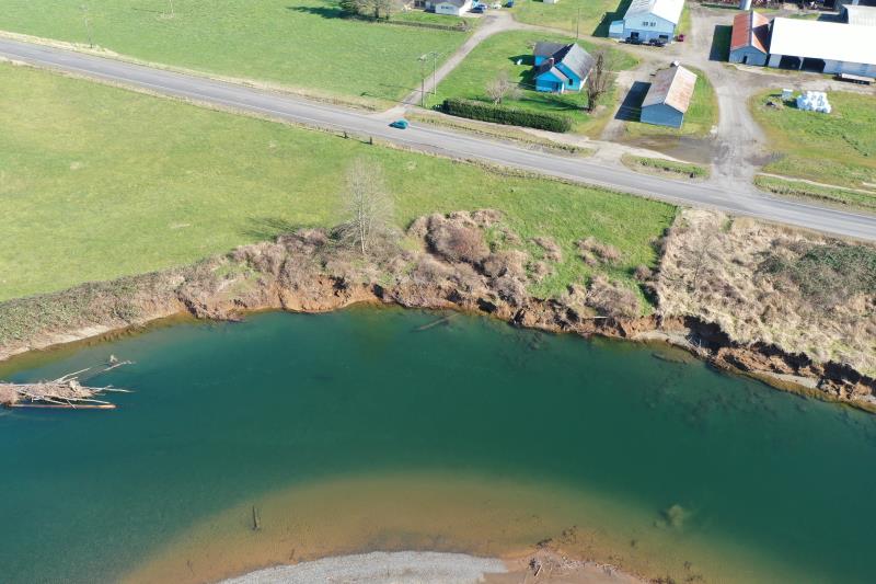 Click on right facing triangle above to advance through 2/27/2020 WDFW Lower Satsop drone flight picture library.