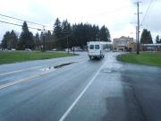 Lewis River Road looking south toward Scott Avenue