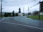 Lewis River Road looking north from the intersection