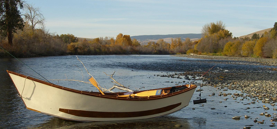 Drift Boat on the Yakima River