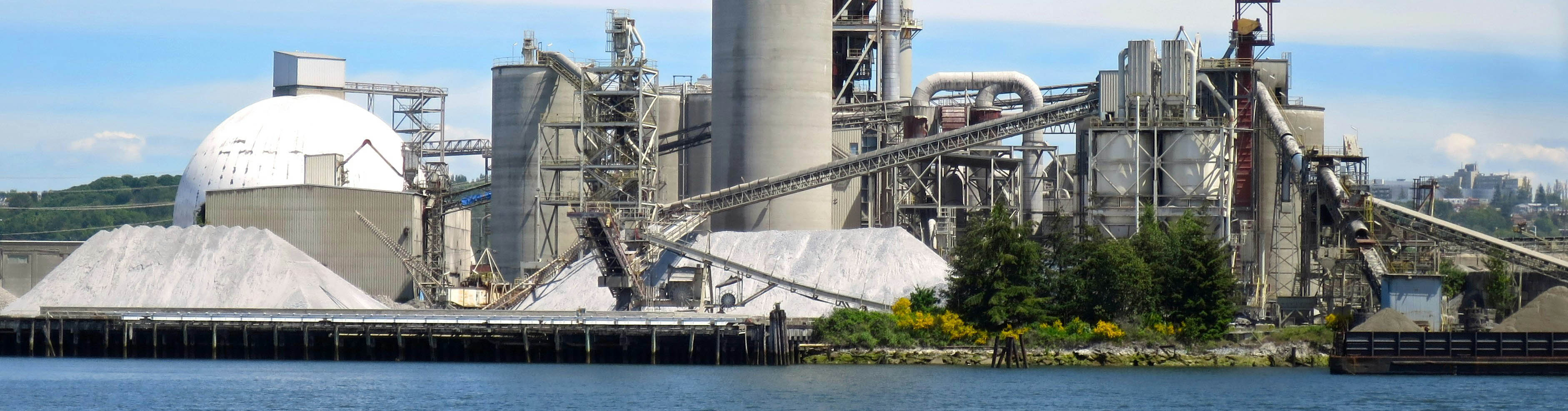 Industry along river