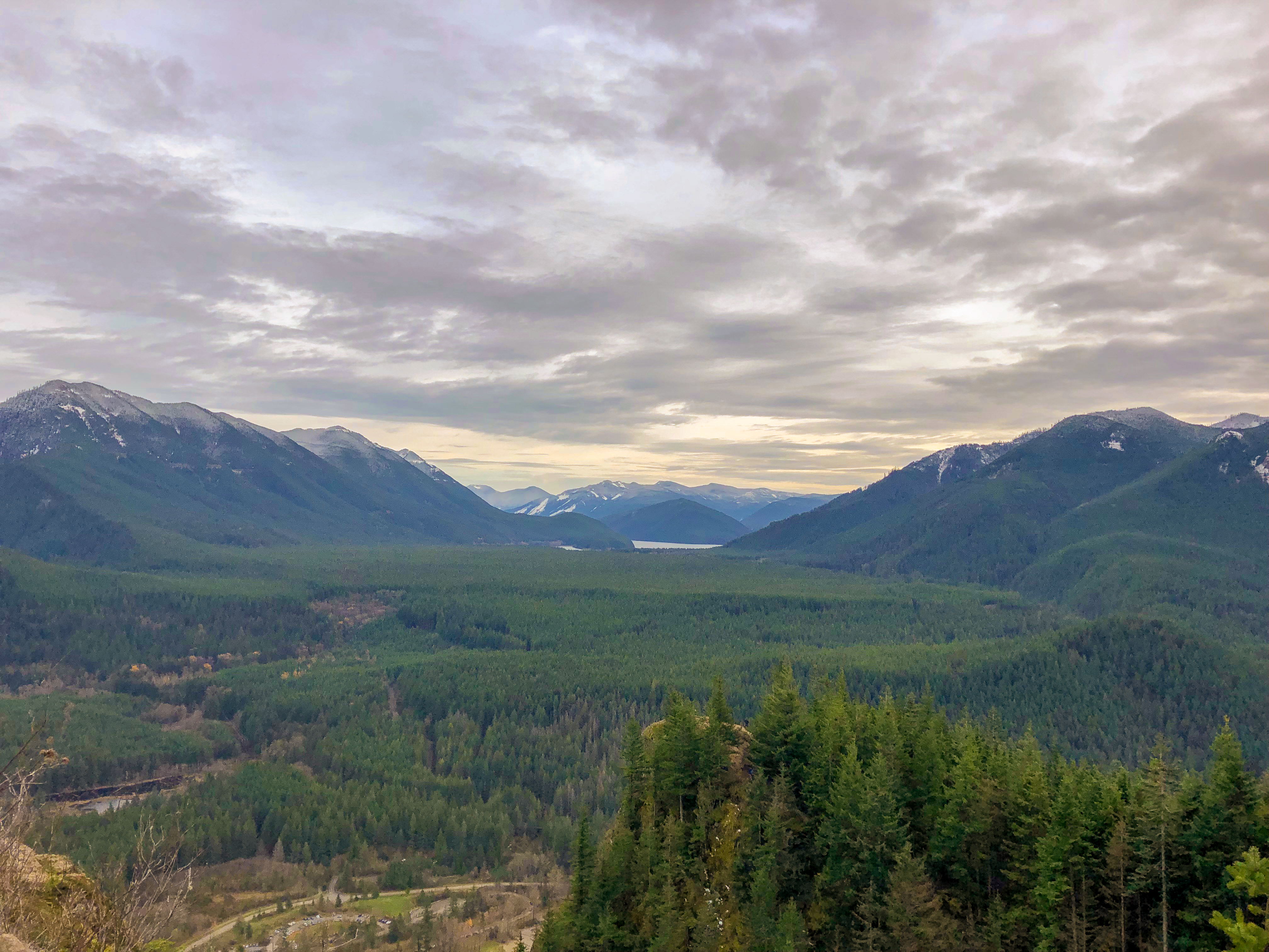 Cedar River basin from Rattlesnake ledge